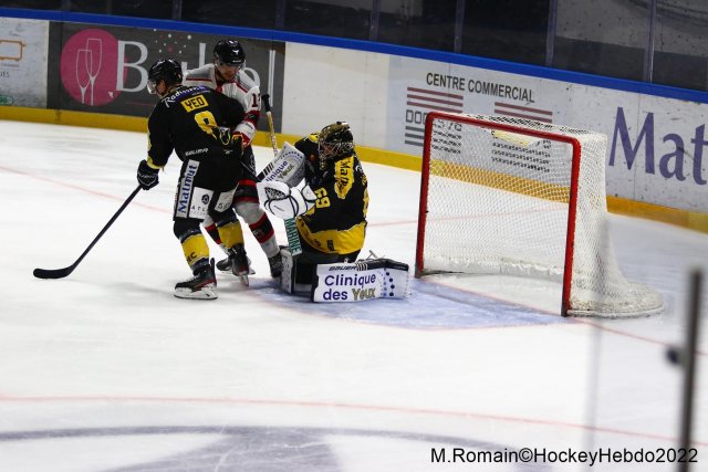 Photo hockey match Rouen - Nice le 09/09/2022