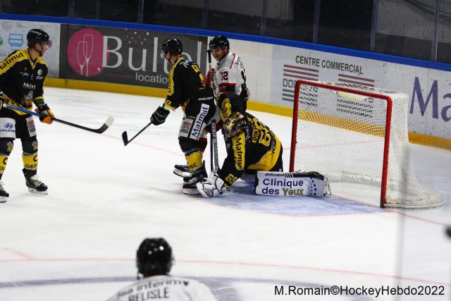 Photo hockey match Rouen - Nice le 09/09/2022