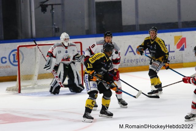 Photo hockey match Rouen - Nice le 09/09/2022