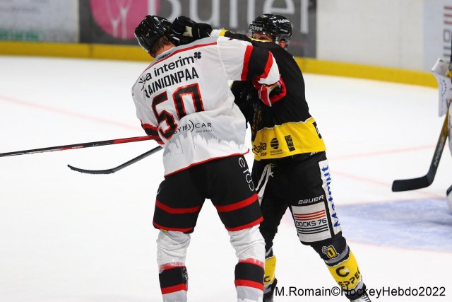 Photo hockey match Rouen - Nice le 09/09/2022