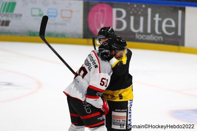 Photo hockey match Rouen - Nice le 09/09/2022