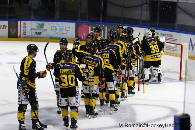 Photo hockey match Rouen - Nice le 09/09/2022