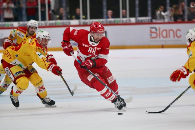 Photo hockey match Lausanne - Bienne le 16/09/2022