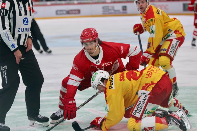 Photo hockey match Lausanne - Bienne le 16/09/2022