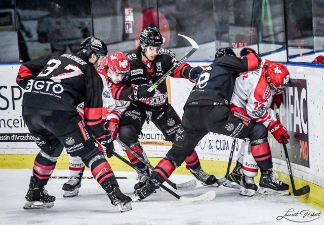 Photo hockey match Bordeaux - Grenoble  le 17/09/2022