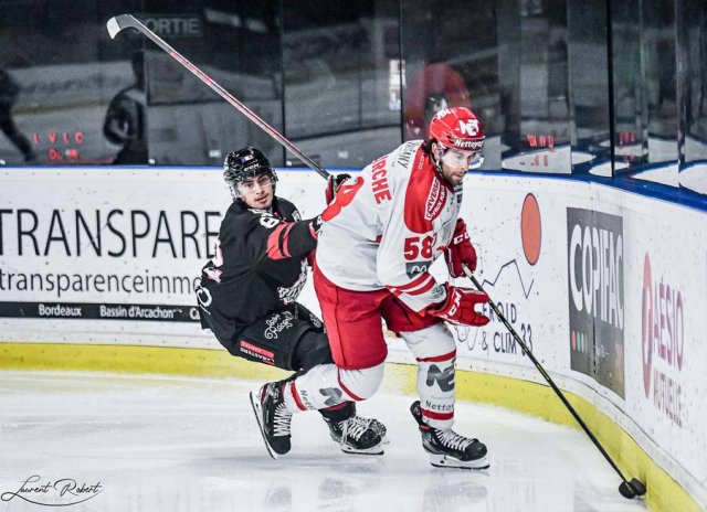 Photo hockey match Bordeaux - Grenoble  le 17/09/2022