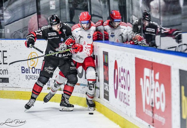 Photo hockey match Bordeaux - Grenoble  le 17/09/2022