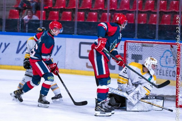 Photo hockey match Grenoble U20 - Rouen U20 le 18/09/2022