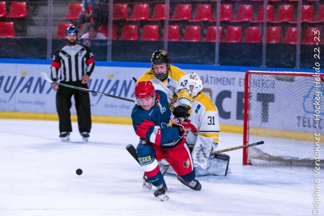 Photo hockey match Grenoble U20 - Rouen U20 le 18/09/2022