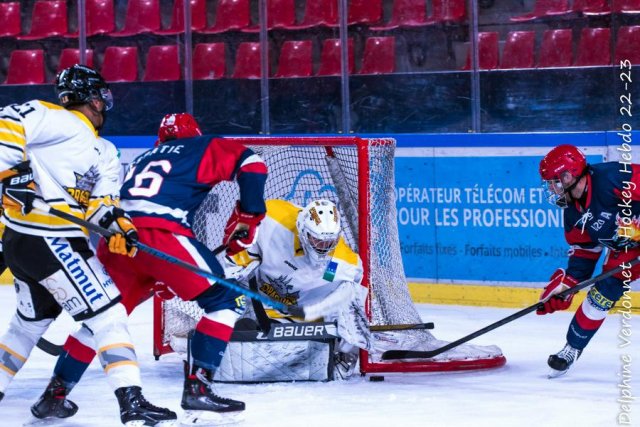 Photo hockey match Grenoble U20 - Rouen U20 le 18/09/2022