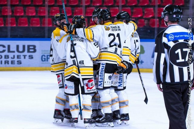 Photo hockey match Grenoble U20 - Rouen U20 le 18/09/2022