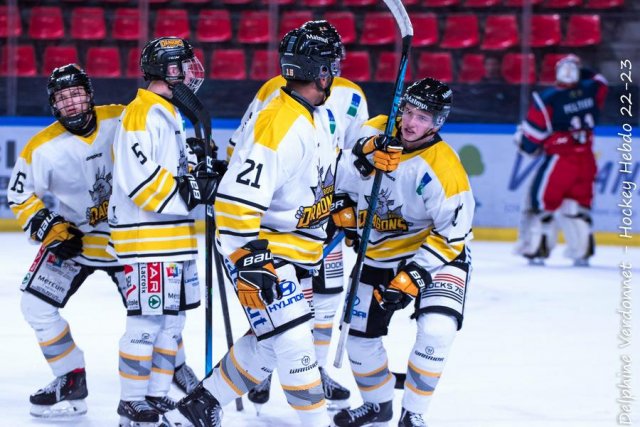 Photo hockey match Grenoble U20 - Rouen U20 le 18/09/2022