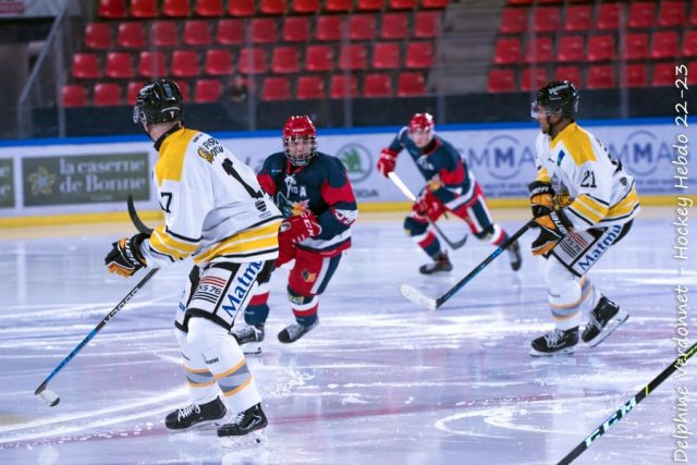 Photo hockey match Grenoble U20 - Rouen U20 le 18/09/2022