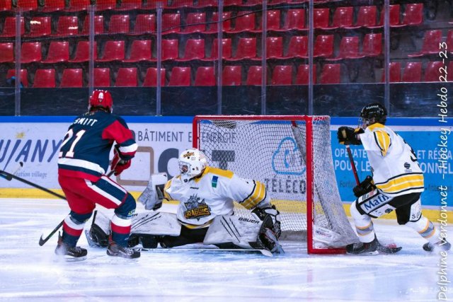 Photo hockey match Grenoble U20 - Rouen U20 le 18/09/2022