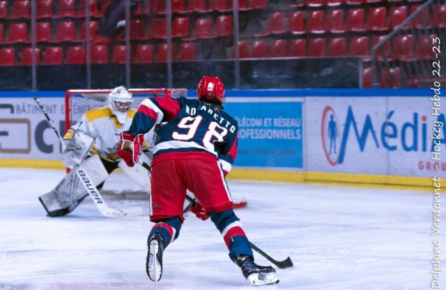 Photo hockey match Grenoble U20 - Rouen U20 le 18/09/2022