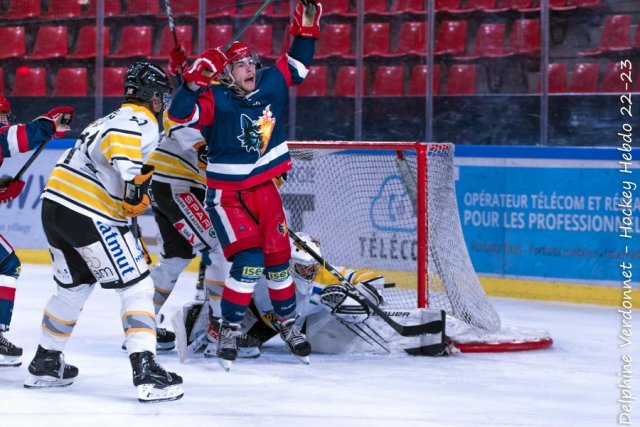 Photo hockey match Grenoble U20 - Rouen U20 le 18/09/2022