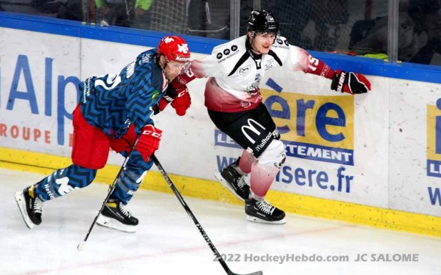 Photo hockey match Grenoble  - Mulhouse le 20/09/2022