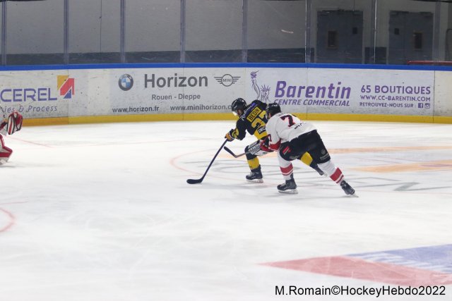 Photo hockey match Rouen - Bordeaux le 20/09/2022