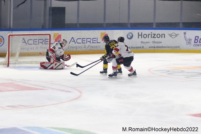 Photo hockey match Rouen - Bordeaux le 20/09/2022
