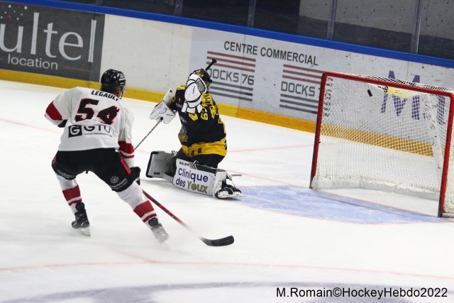 Photo hockey match Rouen - Bordeaux le 20/09/2022