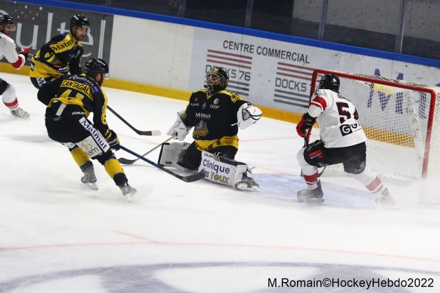 Photo hockey match Rouen - Bordeaux le 20/09/2022