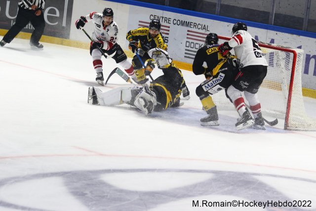 Photo hockey match Rouen - Bordeaux le 20/09/2022