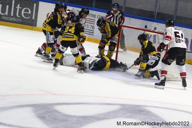 Photo hockey match Rouen - Bordeaux le 20/09/2022