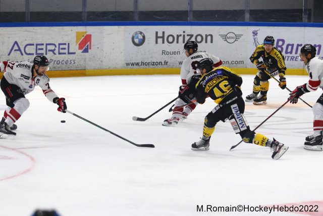 Photo hockey match Rouen - Bordeaux le 20/09/2022