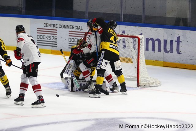 Photo hockey match Rouen - Bordeaux le 20/09/2022