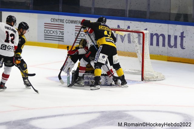 Photo hockey match Rouen - Bordeaux le 20/09/2022