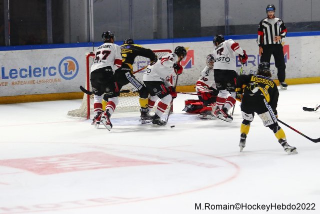 Photo hockey match Rouen - Bordeaux le 20/09/2022