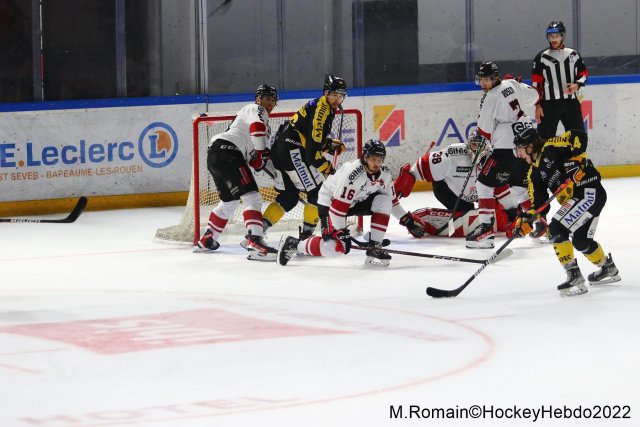 Photo hockey match Rouen - Bordeaux le 20/09/2022