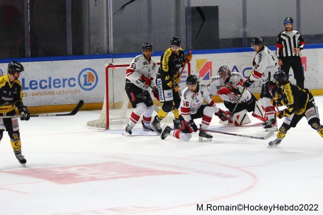 Photo hockey match Rouen - Bordeaux le 20/09/2022