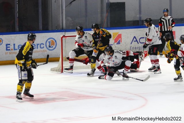 Photo hockey match Rouen - Bordeaux le 20/09/2022