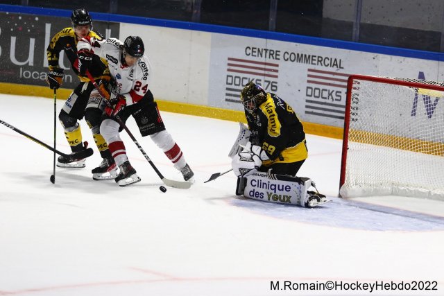 Photo hockey match Rouen - Bordeaux le 20/09/2022