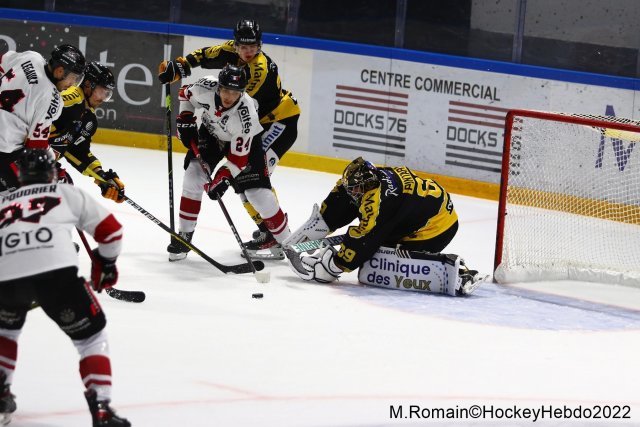 Photo hockey match Rouen - Bordeaux le 20/09/2022