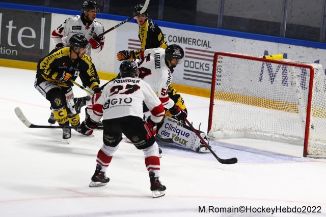 Photo hockey match Rouen - Bordeaux le 20/09/2022