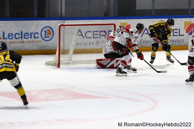 Photo hockey match Rouen - Bordeaux le 20/09/2022