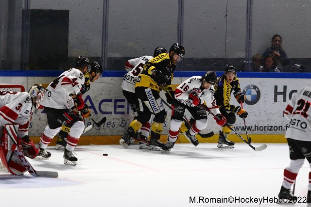 Photo hockey match Rouen - Bordeaux le 20/09/2022