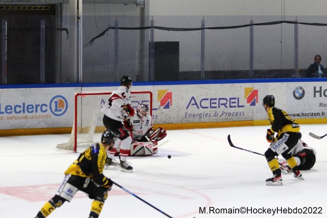 Photo hockey match Rouen - Bordeaux le 20/09/2022