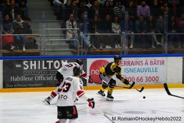 Photo hockey match Rouen - Bordeaux le 20/09/2022