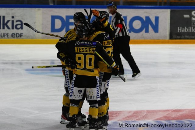 Photo hockey match Rouen - Bordeaux le 20/09/2022