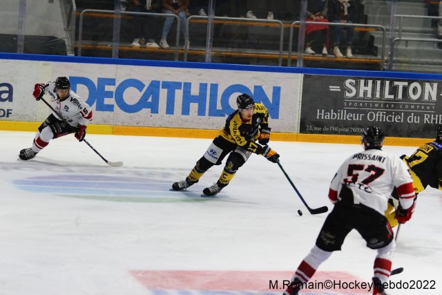Photo hockey match Rouen - Bordeaux le 20/09/2022