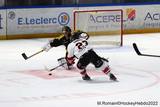 Photo hockey match Rouen - Bordeaux le 20/09/2022