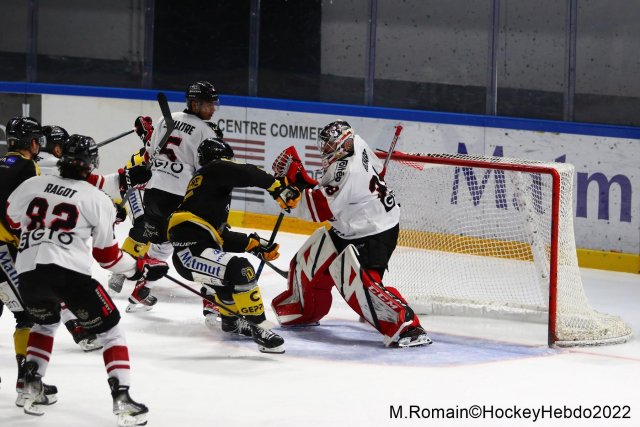 Photo hockey match Rouen - Bordeaux le 20/09/2022