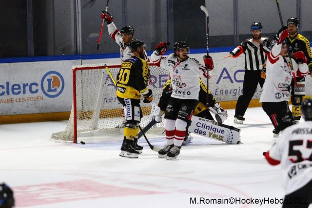 Photo hockey match Rouen - Bordeaux le 20/09/2022