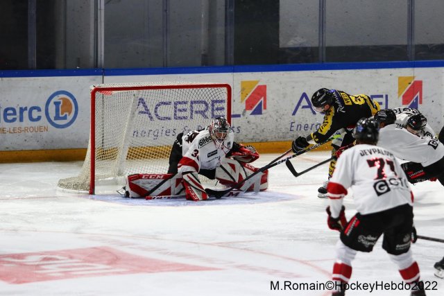 Photo hockey match Rouen - Bordeaux le 20/09/2022