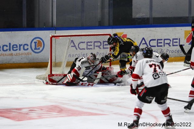 Photo hockey match Rouen - Bordeaux le 20/09/2022