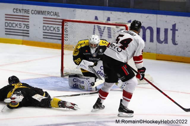Photo hockey match Rouen - Bordeaux le 20/09/2022