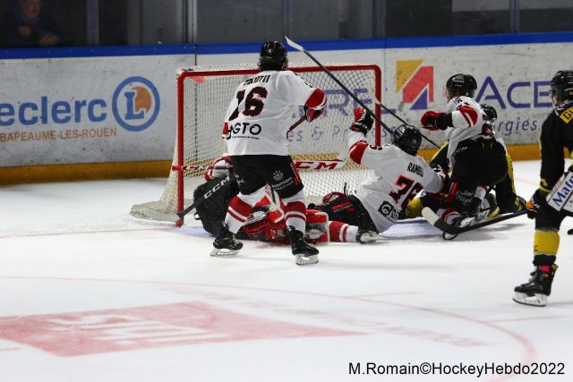 Photo hockey match Rouen - Bordeaux le 20/09/2022